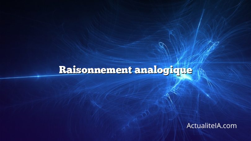 Raisonnement analogique